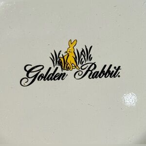 Golden Rabbit Enamelware Sharing Bowl With Handle Plaid Pattern